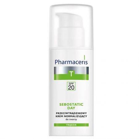 Pharmaceris T SEBOSTATIC DZIEŃ Przeciwtrądzikowy krem normalizujący 50 ml