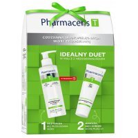 Pharmaceris T Zestaw do skóry trądzikowej: krem do twarzy SPF 30, 50 ml + antybakteryjny żel myjący, 80 ml