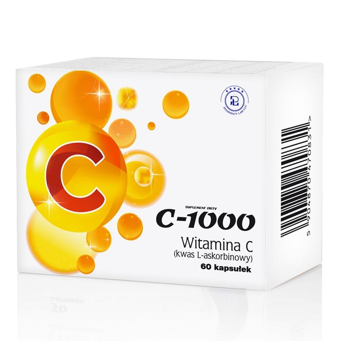 Pharmacy Lab C-1000 Witamina C kapsułki, 60 szt.