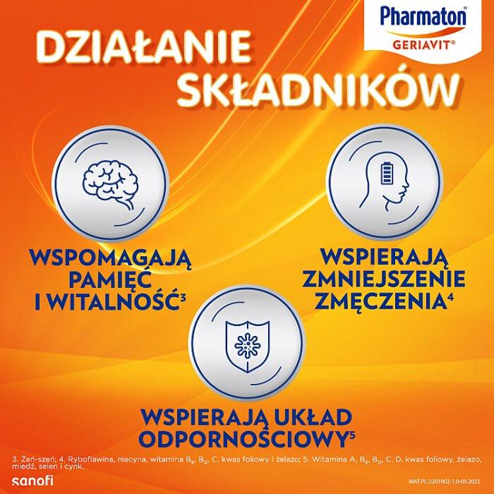 Pharmaton Geriavit 100 tabletek powlekanych