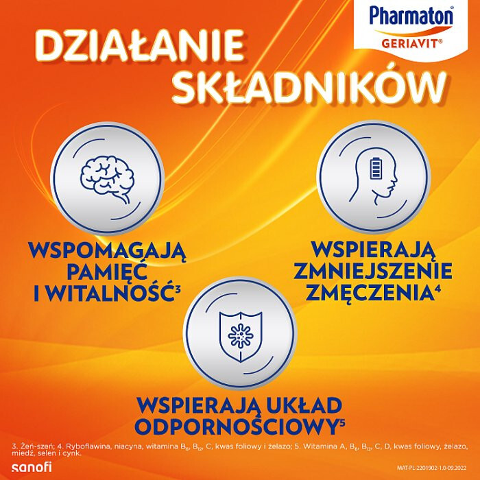 Pharmaton Geriavit 30 tabletek powlekanych