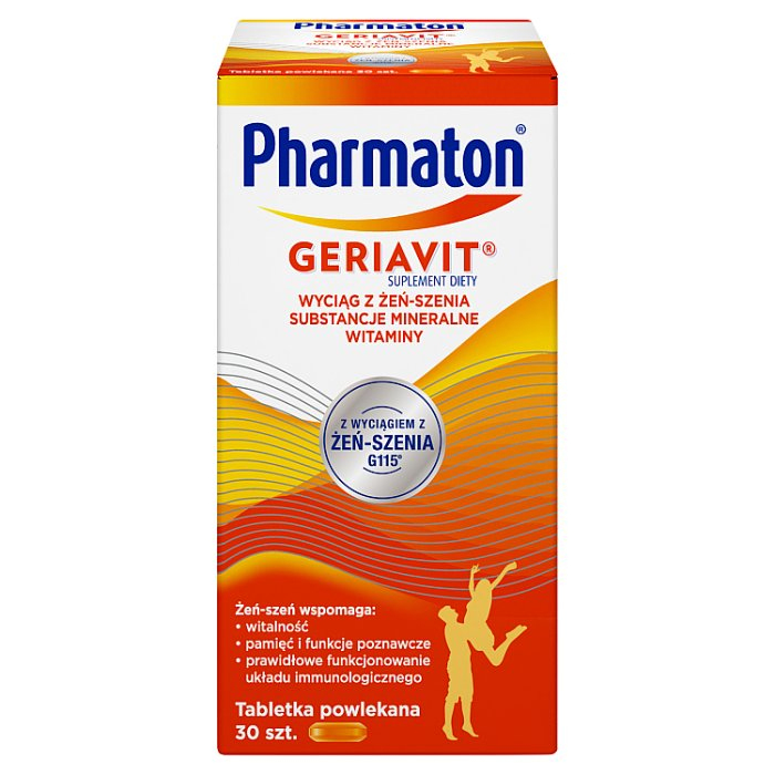 Pharmaton Geriavit 30 tabletek powlekanych