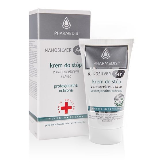 Pharmedis krem do stóp 50ml, z nanosrebrem i Urea 50 ml
