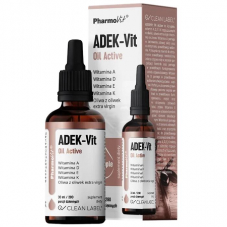 PharmoVit ADEK-Vit Oil Active krople, 30 ml
