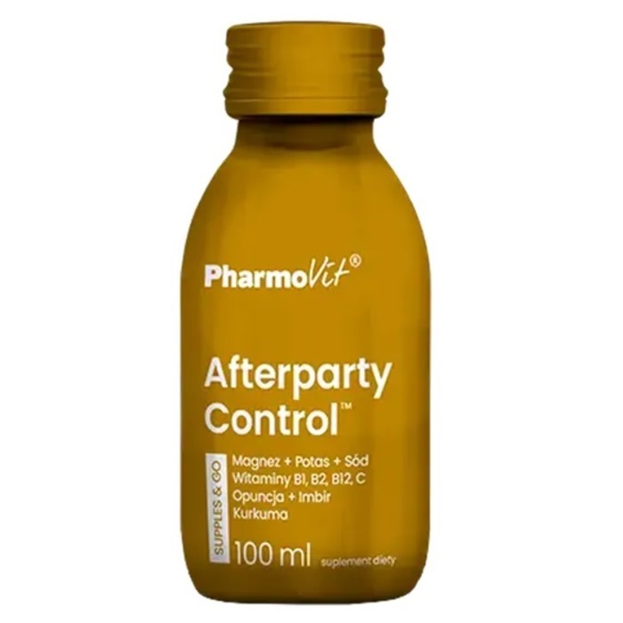 PharmoVit Afterparty control płyn o smaku owoców tropikalnych, 100 ml
