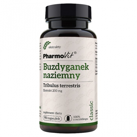 PHARMOVIT Buzdyganek naziemny 200 mg 90 kapsułek