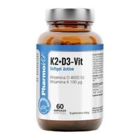 PharmoVit K2+D3-Vit Softgel Active kapsułki, 60 szt.