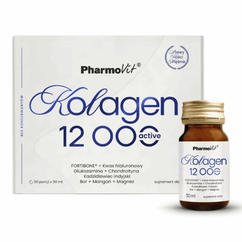 PharmoVit Kolagen 12000 Active shot, 30 szt. x 30 ml