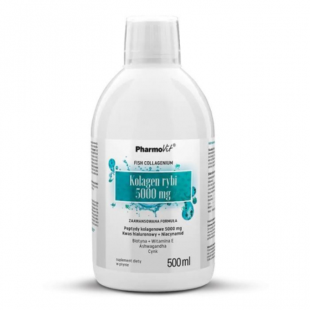 PharmoVit Kolagen rybi 5000 mg płyn, 500 ml