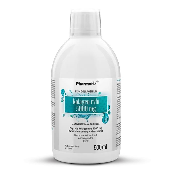 PharmoVit Kolagen rybi 5000 mg płyn, 500 ml