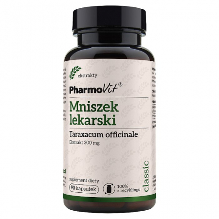 PHARMOVIT Mniszek lekarski 300 mg 90 kapsułek