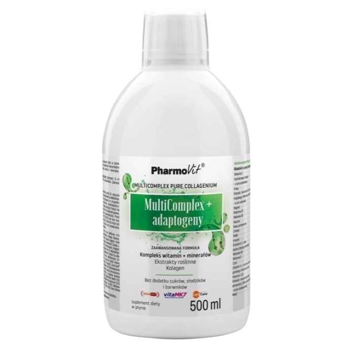 PharmoVit MultiComplex + adaptogeny płyn, 500 ml