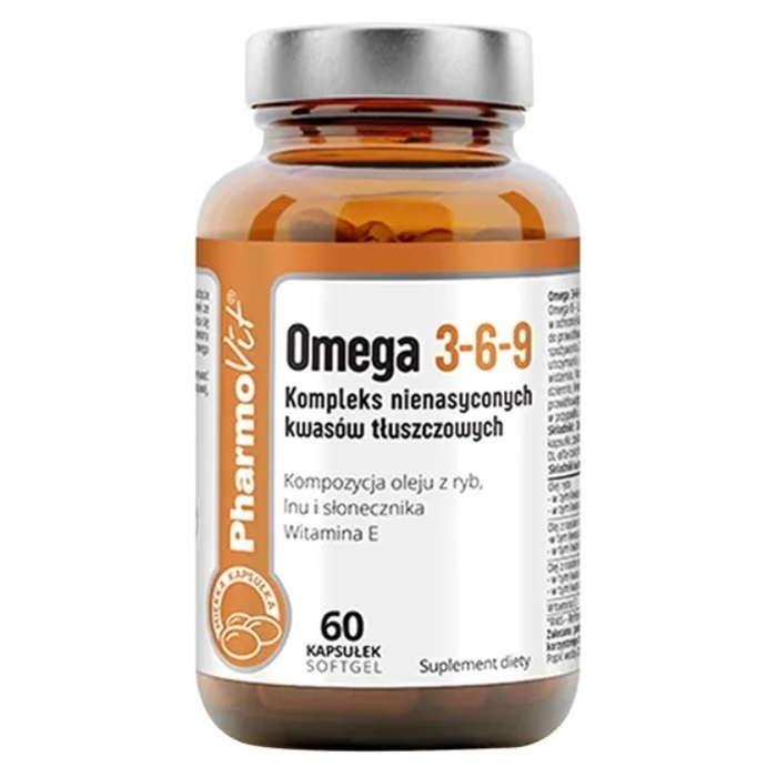 PharmoVit Omega 3-6-9 kapsułki, 60 szt.