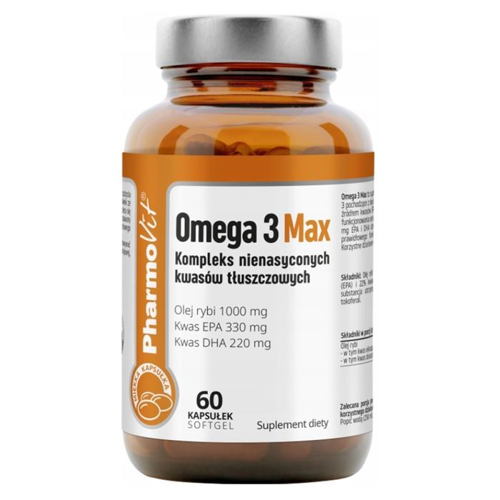 PharmoVit Omega 3 Max kapsułki, 60 szt.