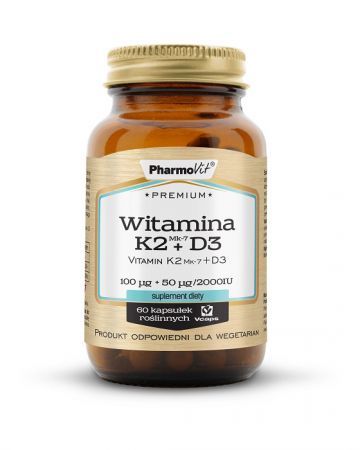 PHARMOVIT Premium Witamina K2 + D3 60 kapsułek