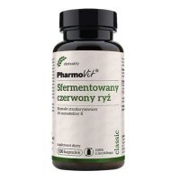 PharmoVit Sfermentowany czerwony ryż kapsułki, 120 szt.