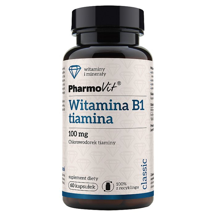 Pharmovit Witamina B1 100 mg kapsułki, 60 szt.