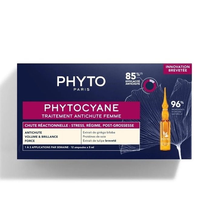 Phyto PhytoCyane kuracja przeciw wypadaniu włosów dla kobiet, 12 ampułek