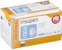 Pic Insupen Igły do penów 31G 8mm 100 sztuk