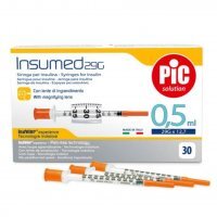 Pic Solution Insumed strzykawka insulinowa 0,5 ml z igłą 12,7 mm, 30 szt.
