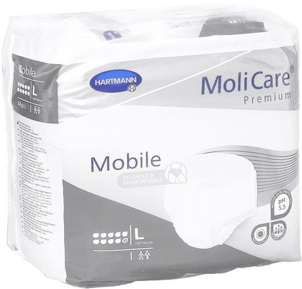 Pieluchomajtki MOLICARE Mobile 10kr. rozm. L 30 sztuk