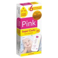 PINK Super Czuły Test Ciążowy (płytkowy) 1 szt.