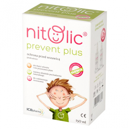 Pipi Nitolic Prevent Plus Ochrona przed wszawicą 150 ml