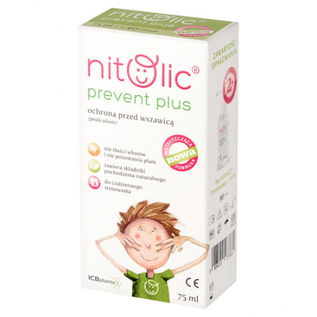 Pipi Nitolic Prevent Plus Ochrona przed wszawicą 75 ml