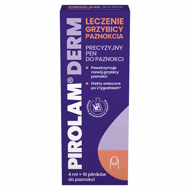 Pirolam Derm Leczenie grzybicy paznokcia serum, 4 ml