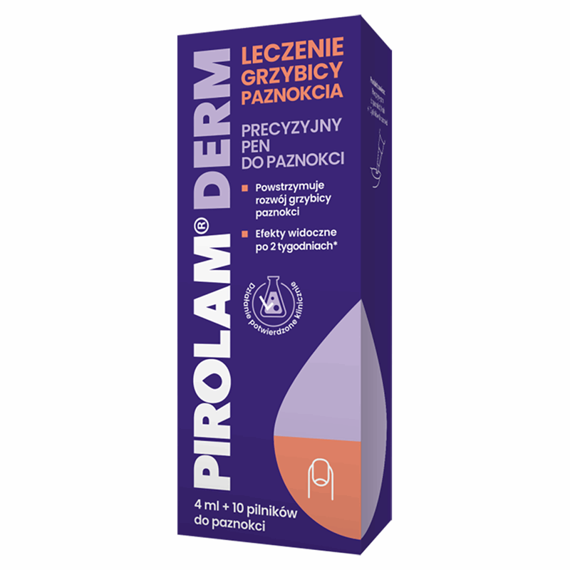 Pirolam Derm Leczenie grzybicy paznokcia serum, 4 ml
