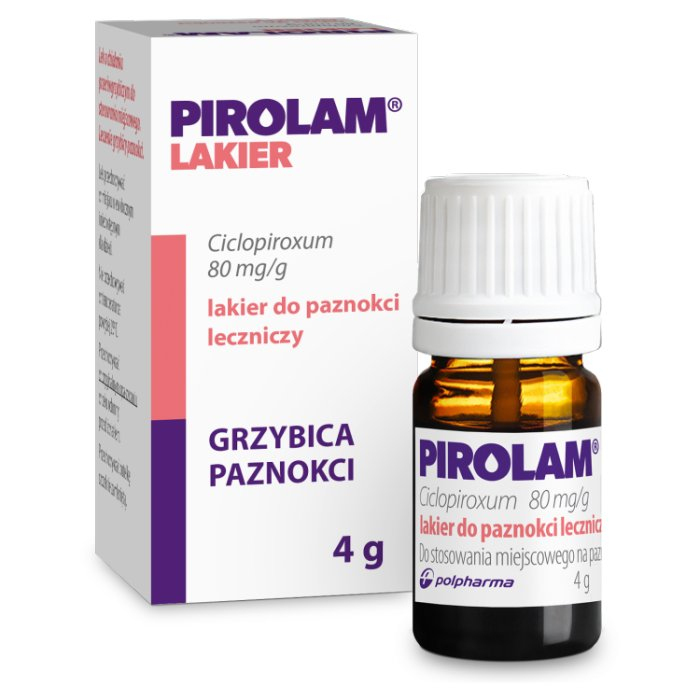 Pirolam lakier do paznokci 80mg/g 4 g / Grzybica