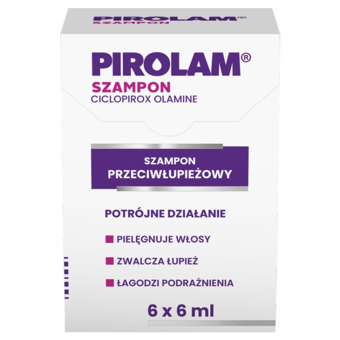 Pirolam szampon, 6 x 6 ml