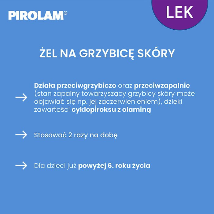 Pirolam żel 1% 20 g