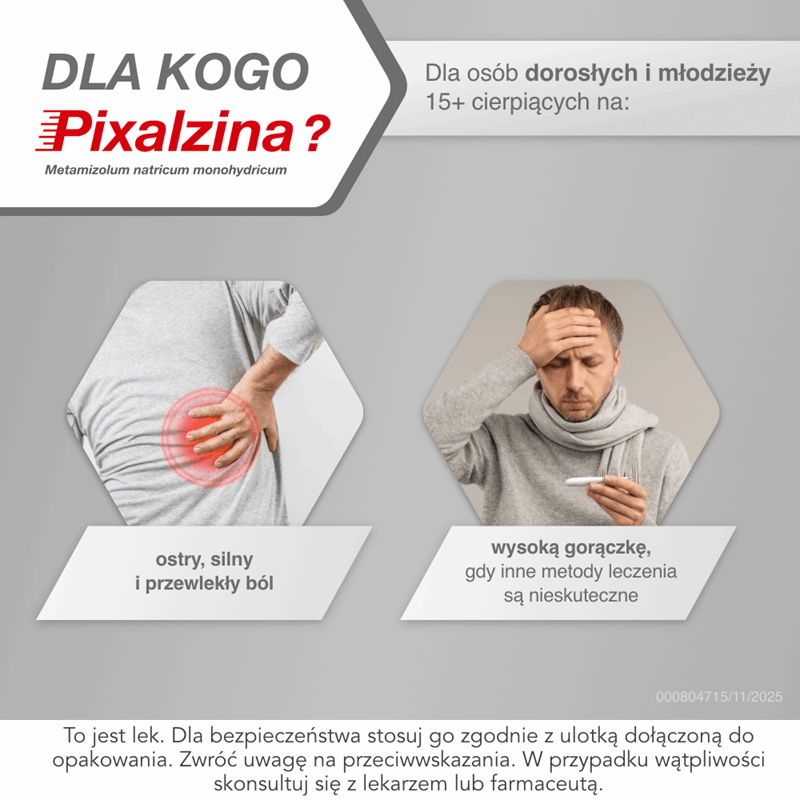 Pixalzina 500 mg 20 tabletek powlekanych