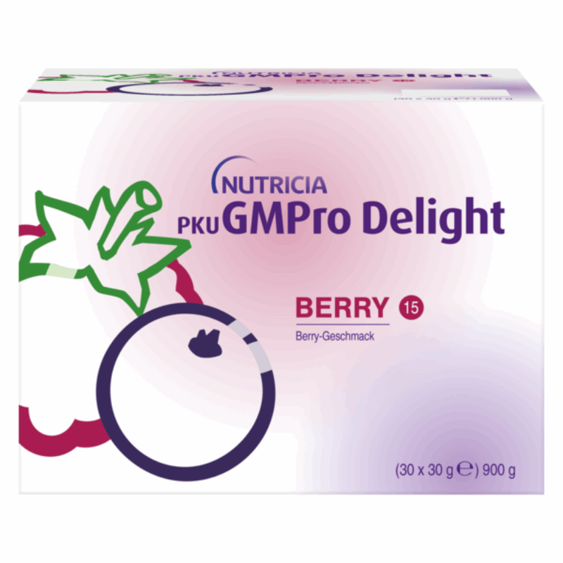 PKU GMPro Delight Berry 15 saszetki, 30 szt. po 30 g