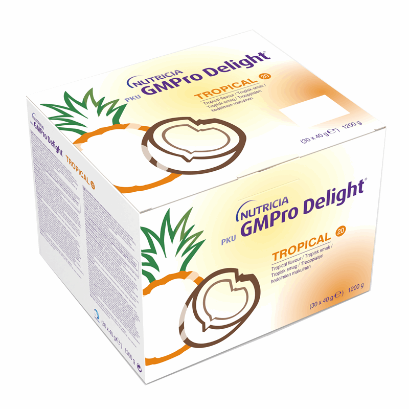 PKU GMPro Delight Tropical 20 saszetki, 30 szt. po 40 g