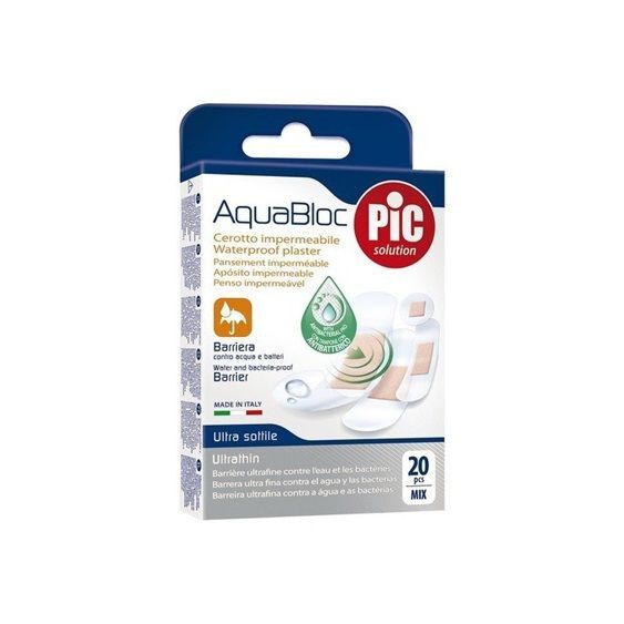 Plaster AquaBloc PIC Ultra Soft 20 sztuk