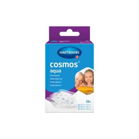 Plaster Cosmos Aqua 3 rozmiary 20 szt.