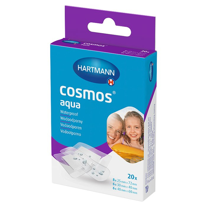 Plaster Cosmos Aqua 3 rozmiary 20 szt.