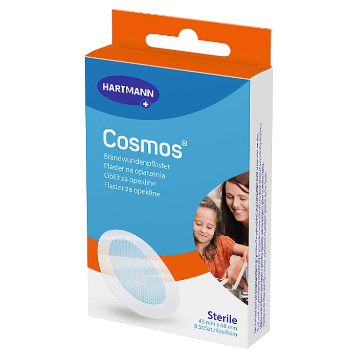 Plaster Cosmos oparzenia 68x43 mm 8 szt.