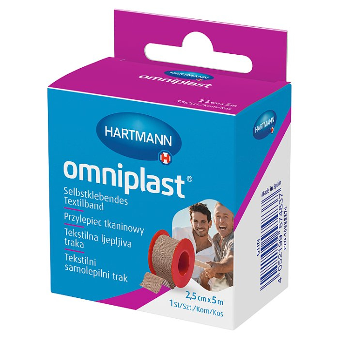 Plaster Omniplast 2,5 cm x 5m 1 szt.