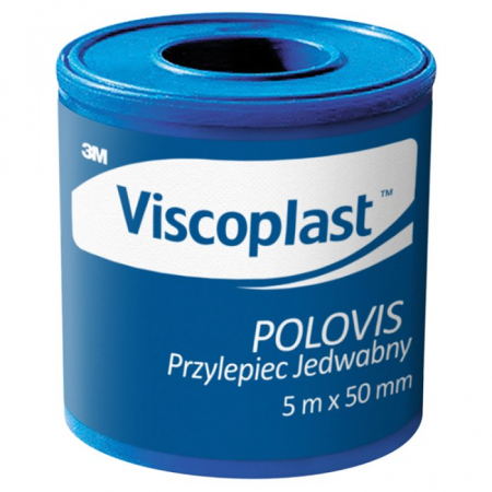 Plaster Polovis Przylepiec jedwabny 5 m x 50 mm  1szt.