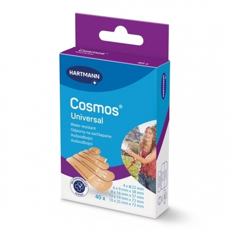 Plastry COSMOS Universal WATER RESISTANT 40 sztuk
