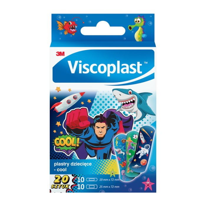 Plastry -zestaw dla dzieci Cool  20 plastrów