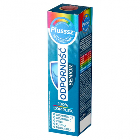 Plusssz 100% Odporność Senior 20 tabletek musujących