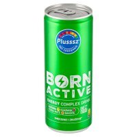 Plusssz Born Active Energy Complex Drink na znużenie i zmęczenie, 250 ml