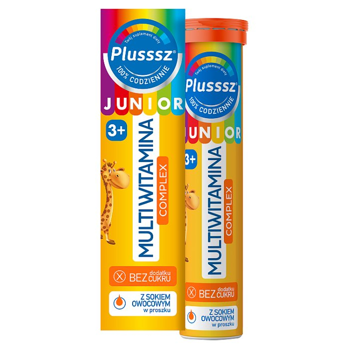 Plusssz Junior multiwitamina complex 20 tabletek musujących