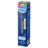Plusssz Magnez Forte Cytrynian 24 tabletki musujące