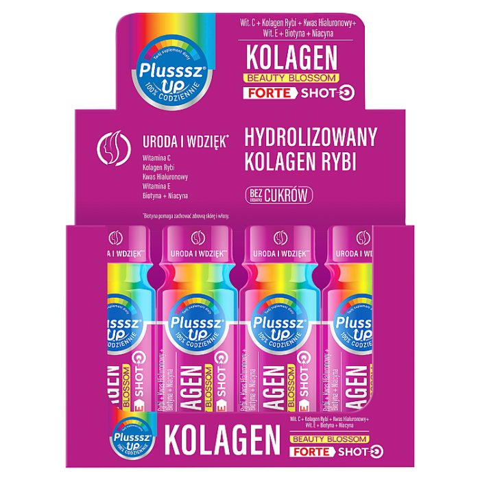 Plusssz Up Kolagen Beauty Blossom Forte Shot płyn 50 ml, 12 szt.