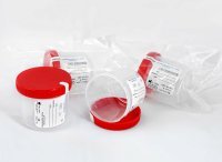 Pojemnik na mocz z naklejką (sterylny) 120 ml